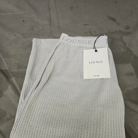 LOUNGE SOFT WAFFLE PYJAMA TROUSERS - FROST SIZE S