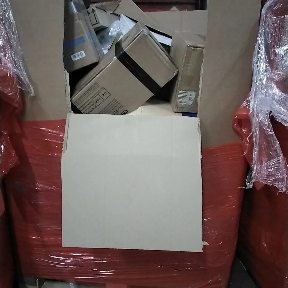 PALLET OF HOUSEHOLD ITEMS TO INCLUDE DOOR DRAFT STOPPER,CEILING, KITCHEN FAUCET, DARTS SET AND OTHER ASSORTED ITEMS...