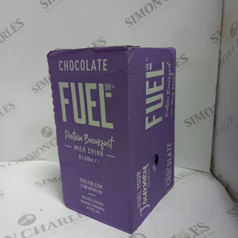 BOXED 8 PACK OF FUEL PROTEIN BREAKFAST MILK DRINKS - CHOCOLATE 8 X 330ML