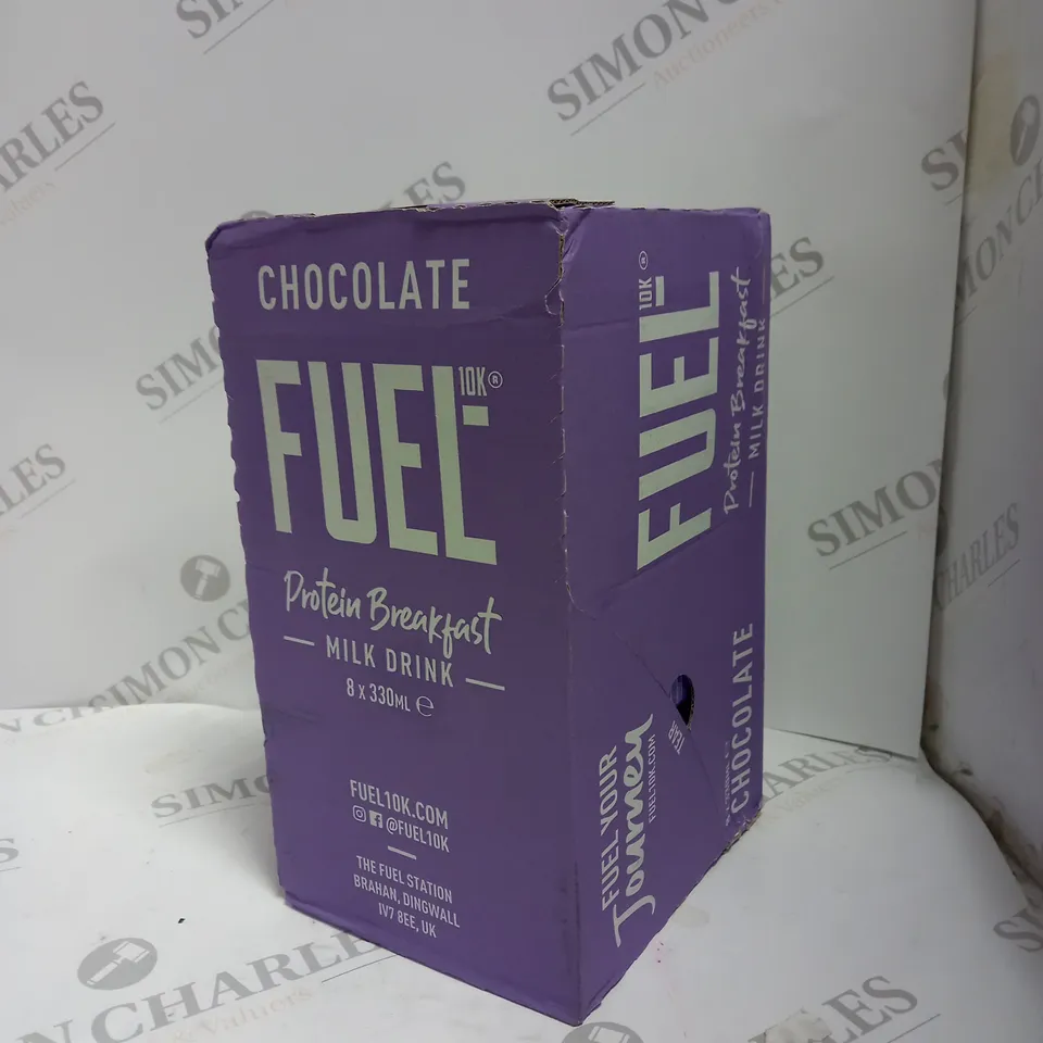 BOXED 8 PACK OF FUEL PROTEIN BREAKFAST MILK DRINKS - CHOCOLATE 8 X 330ML
