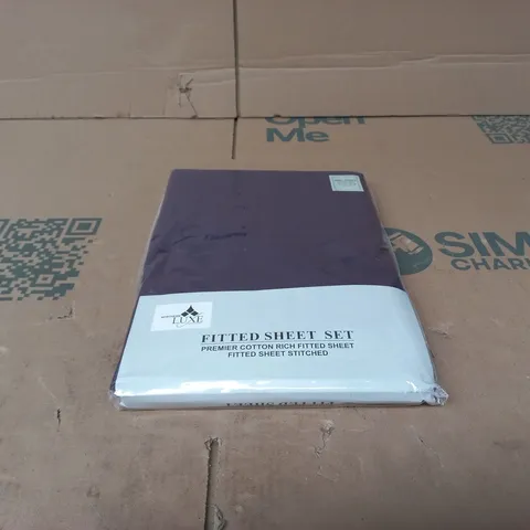 NOTHERN LUXE FITTED SHEET SET PREMIER COTTON 4FT FITTED SHEET SMALL DOUBLE