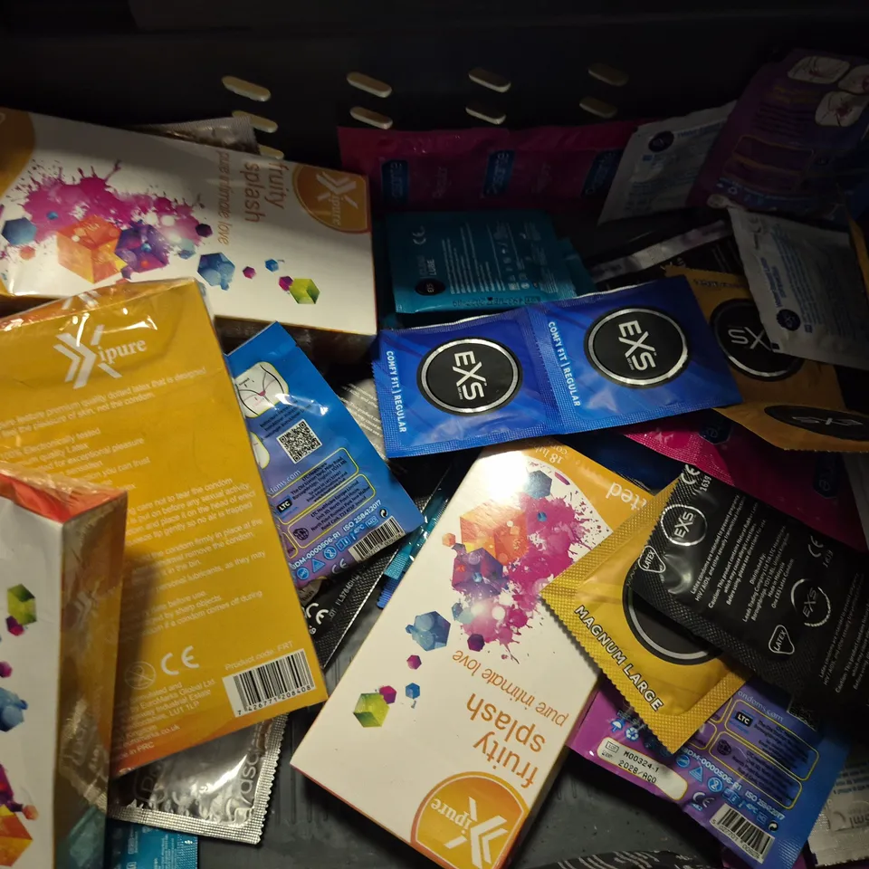 ASSORTED CONDOMS & LUBRICANTS 