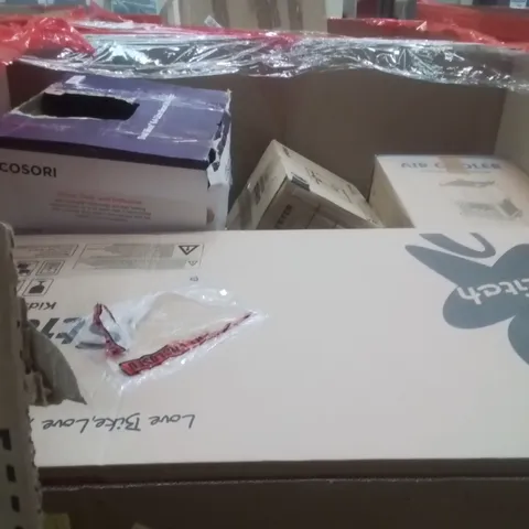 PALLET OF ASSORTED HOUSEHOLD GOODS AND PRODUCTS TO INCLUDE;AIR COOLER,AIR FRYER