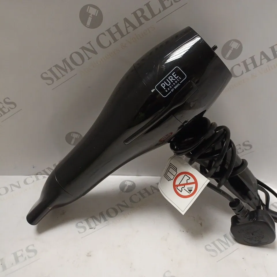 WAHL PURE RADIANCE HAIRDRYER IN BLACK