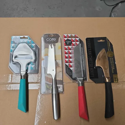 APPROXIMATELY 20 ASSORTED CORE KITCHEN CHEESE KNIVES