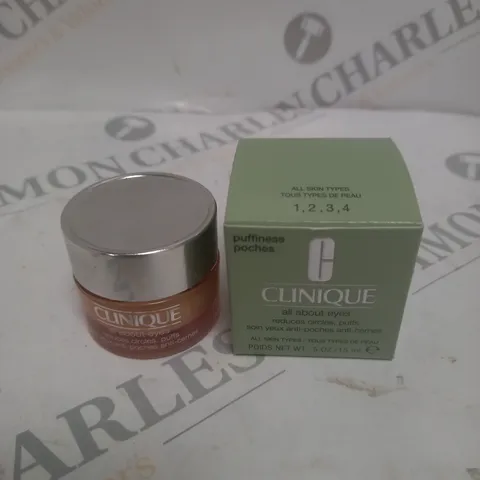 BOXED CLINIQUE ALL ABOUT EYES SKIN CARE CREAM - 15ML