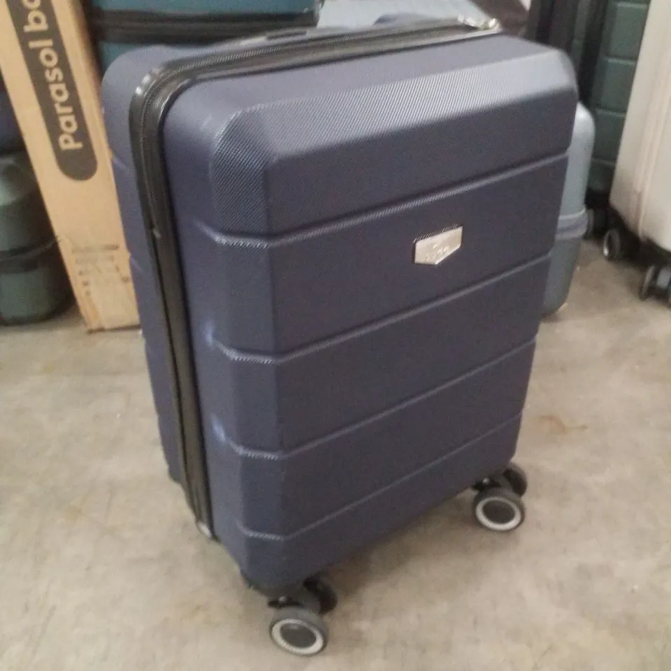 BOXED LUGG 40CM JETSET SUITCASE - MIDNIGHT BLUE