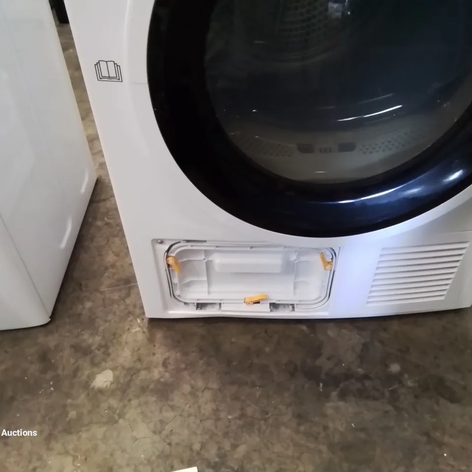 MIDEA MDG09EH80 FREESTANDING HEAT PUMP DRYER, 8KG LOAD, 16 PROGRAMMES, AUTO-DRY, ANTI-CREASE, DELAY START, CHILD LOCK, WHITE, PACK 1 [ENERGY CLASS A++]