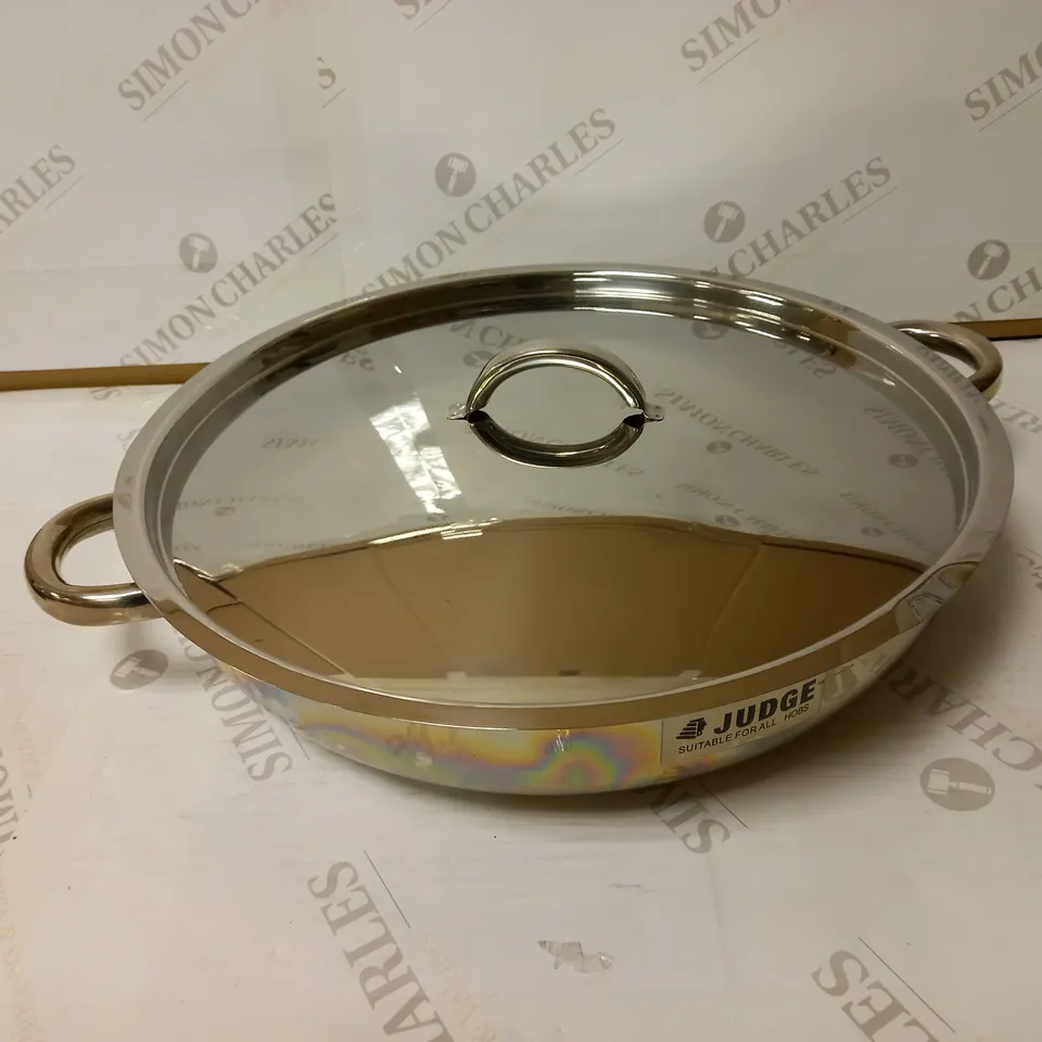 JUDGE SPECIALITY COOKWARE JA72 EXTRA LARGE STAINLESS STEEL PAELLA PAN