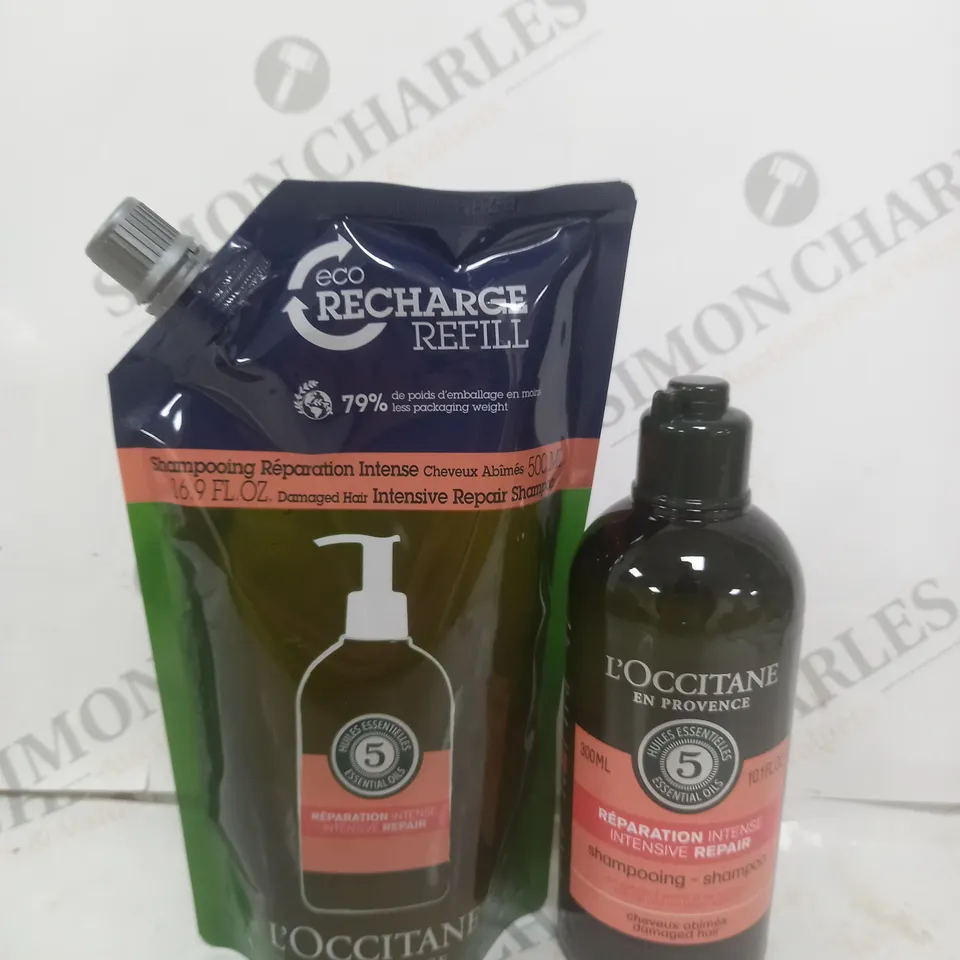 SET OF 2 LOCCITANE SHAMPOO REPAIR 
