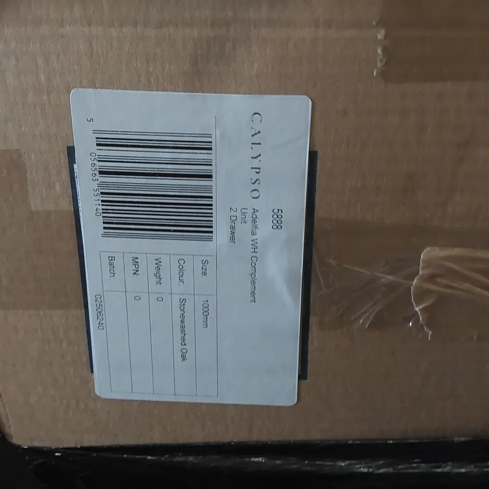 PALLET CONTAINING A LARGE QUANTITY OF BATHROOM FURNITURE PARTS INCLUDING: WH COMPLIMENT UNIT CARCASSES ECT