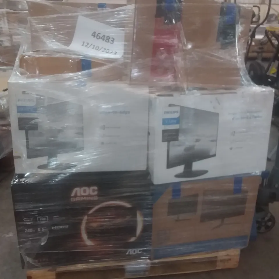 PALLET OF APPROXIMATELY 17 ASSORTED MONITORS INCLUDING 