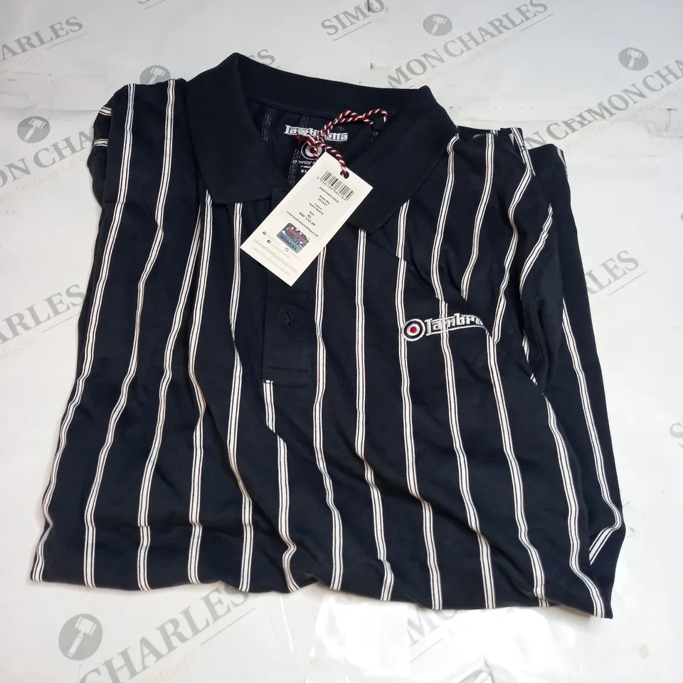 LAMBRETTA PINSTRIPE POLO - XL