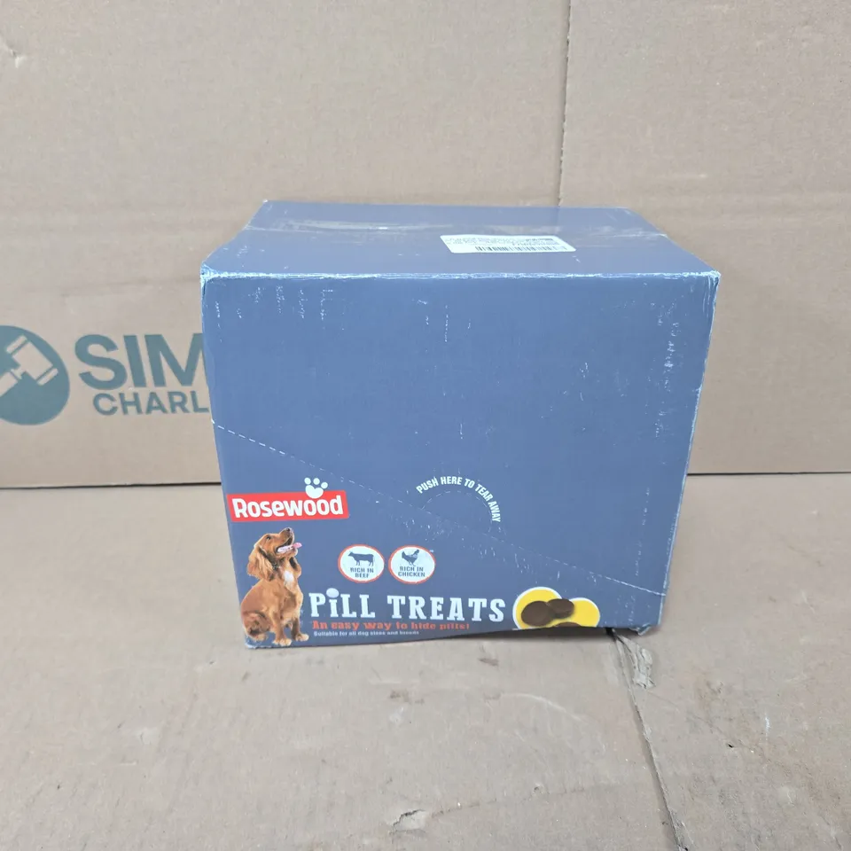 CASE OF 12 ROSEWOOD PILL TREATS FOR DOGS (12X80G)