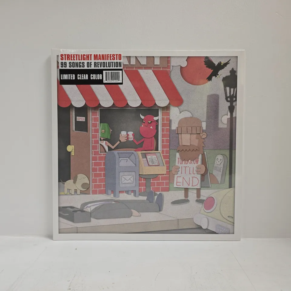 STREETLIGHT MANIFESTO 99 SONGS OF REVOLUTION LIMITED CLEAR COLOUR VINYL