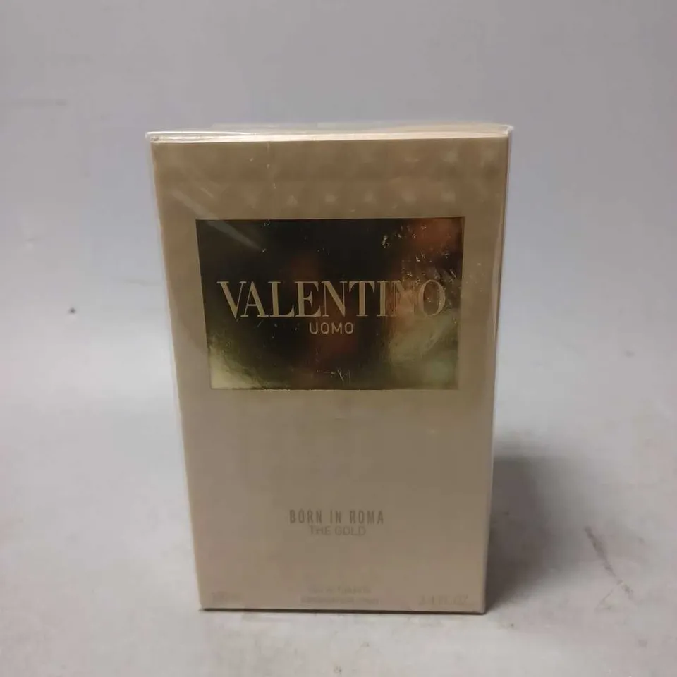 BOXED AND SEALED VALENTINO UOMO BORN IN ROMA THE GOLD EAU DE TOILETTE 100ML