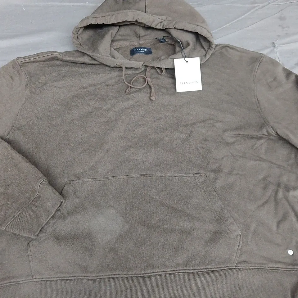 ALL SAINTS PATTON OTH HOODIE IN NEO GREEN - XXL