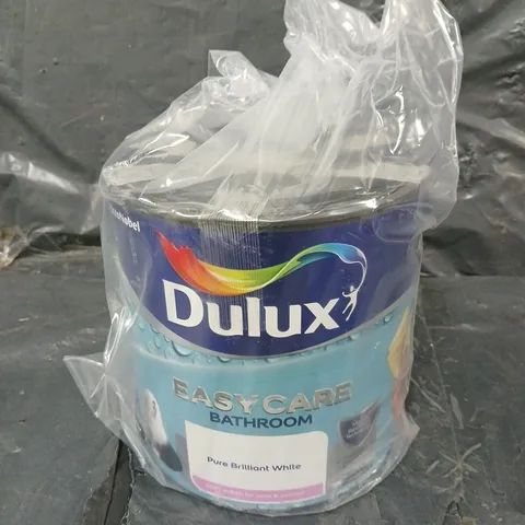 SEALED DULUX EASYCARE BATHROOM PAINT - PURE BRILLIANT WHITE - 2.5L 