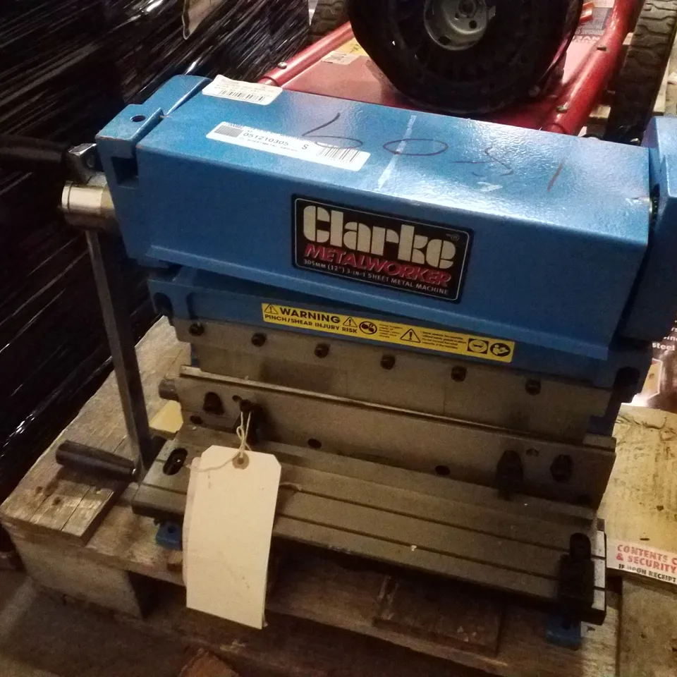 CLARKE SBR305 3 IN 1 UNIVERSAL 305MM SHEET METAL MACHINE