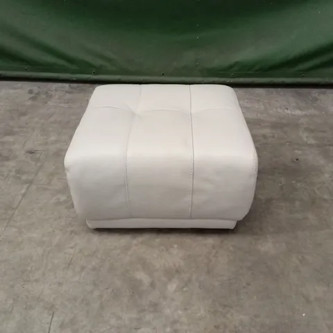 QUALITY DESIGNER ITALIAN MADE BOCCIONI RECTANGULAR LEATHER FOOTSTOOL