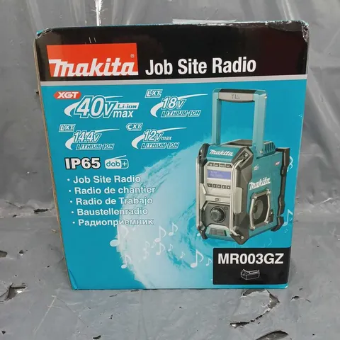 BOXED MAKITA DAB+ JOB SITE RADIO XGT/LXT/CXT