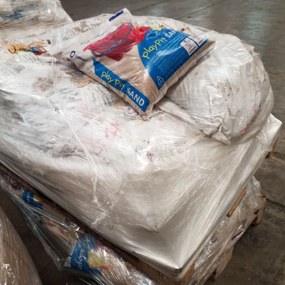 2 PALLETS EACH CONTAINING APPROXIMATELY 35 BAGS OF PLAY SAND