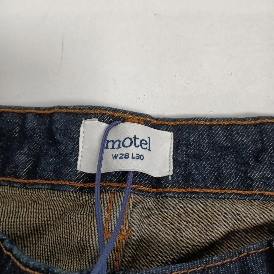 MOTEL WOMEN'S DENIM JEANS – UK 10 (W28 L30) – DARK INDIGO