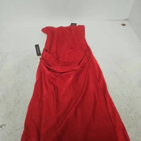WHITE FOX LOVE THIS FEELING MAXI DRESS – RED, UK XS