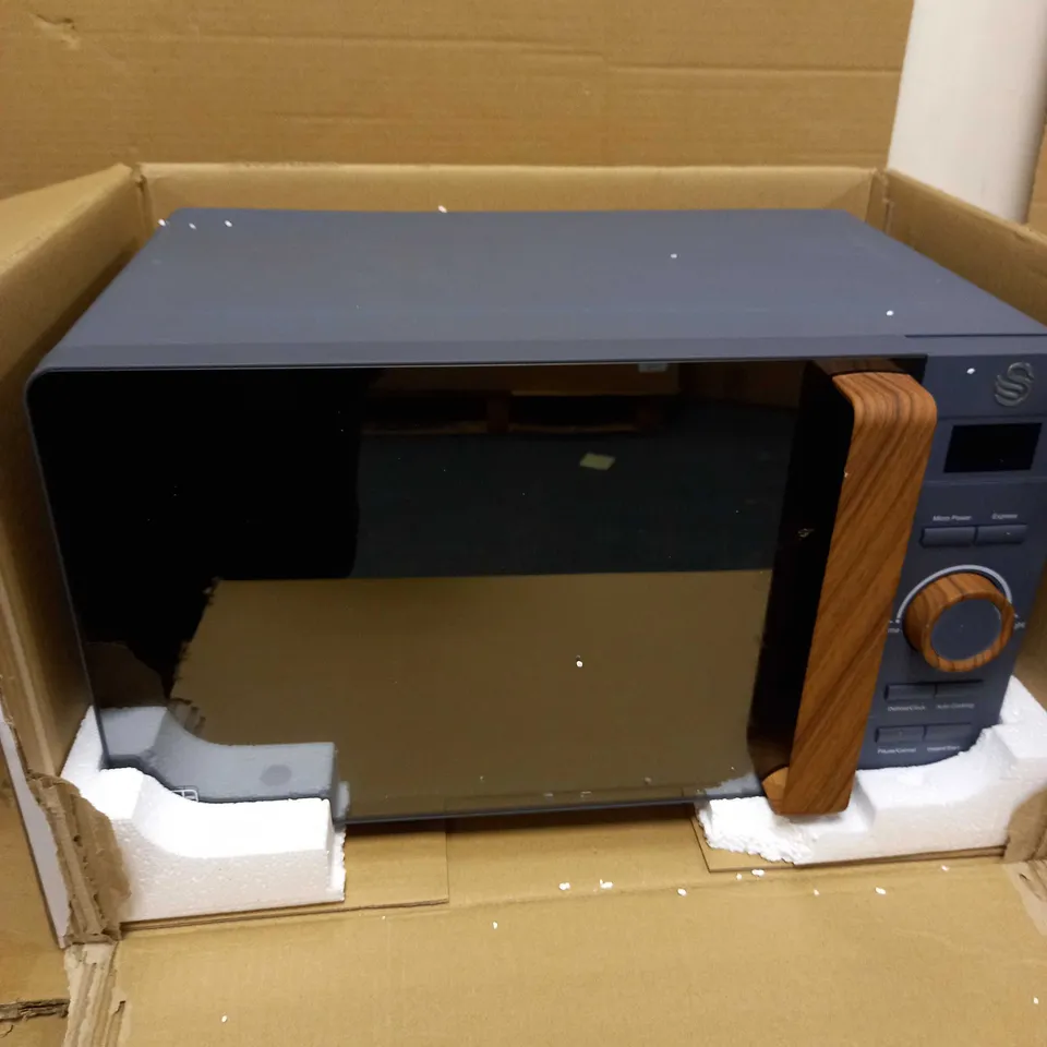 SWAN NORDIC DIGITAL MICROWAVE, 800W, SLATE GREY