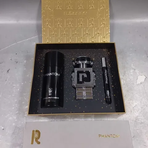 BOXED PACO RABANNE PHANTOM EAU DE TOILETTE GIFT SET