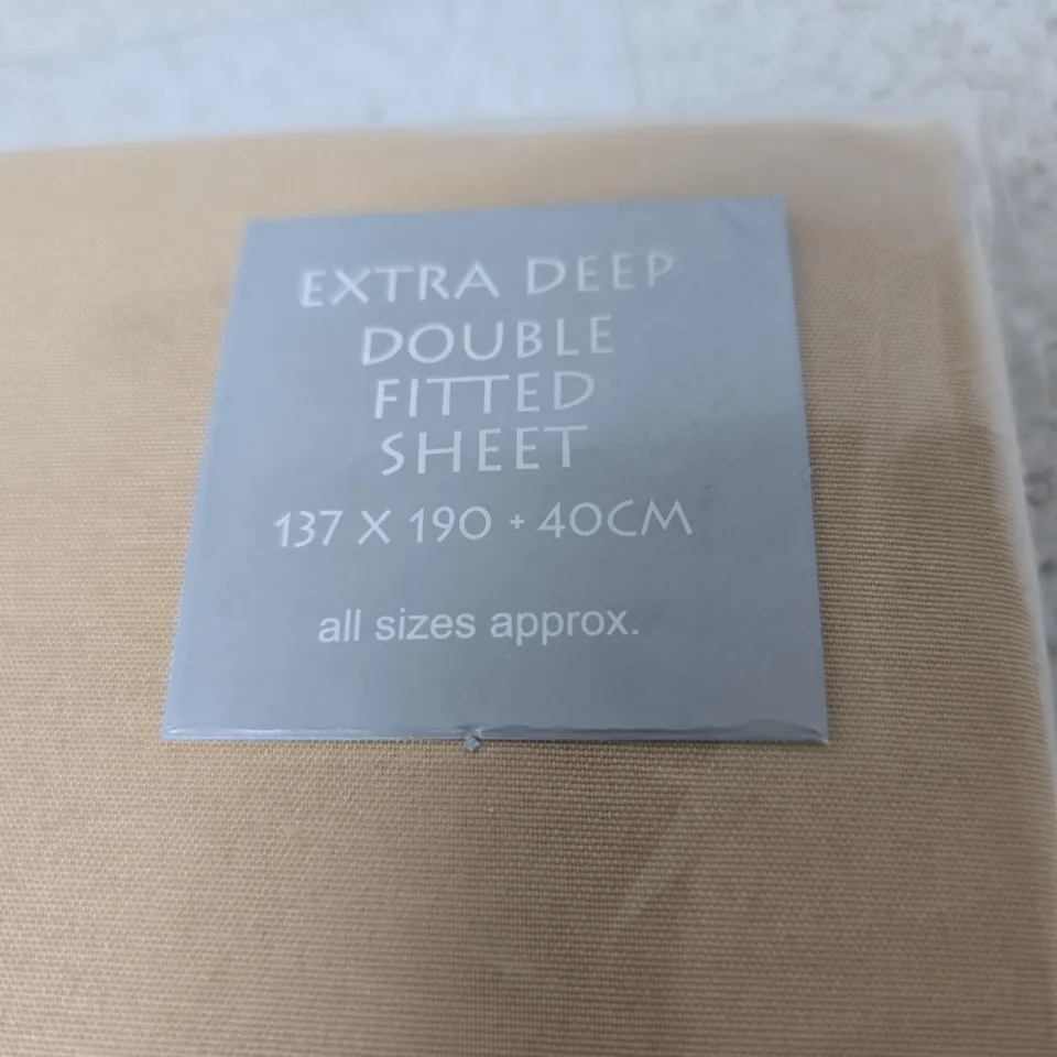 NZ NIGHT ZONE ULTRA SOFT LUXURY MICROFIBRE EXTRA DEEP DOUBLE FITTED SHEET – 137 X 190 CM + 40 CM