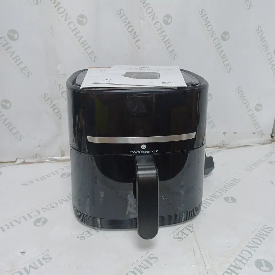 BOXED OUTLET COOK'S ESSENTIALS 4L DIGITAL AIR FRYER IN BLACK