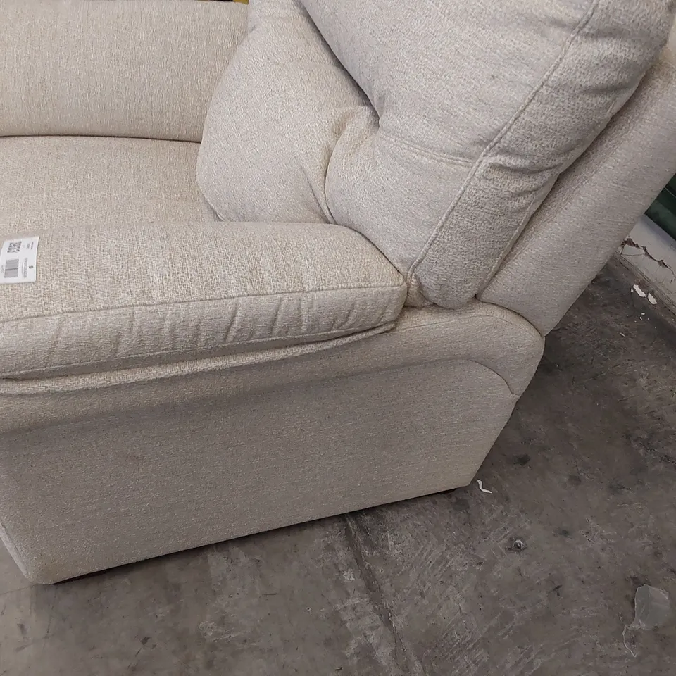 QUALITY BRITISH DESIGNER G PLAN SEATTLE SW EASY CHAIR BAMBOO SANDS FABRIC 