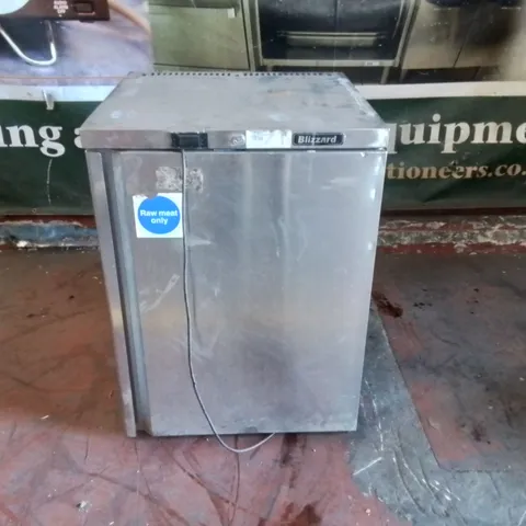 BLIZZARD COMMERCIAL SINGLE HINGED DOOR UNDER COUNTER REFRIGERATOR - BZ-UCR140