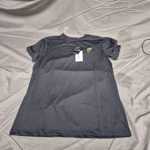 GYM KING BLACK T‑SHIRT WITH LOGO – FIGHT DIVISON EDITION