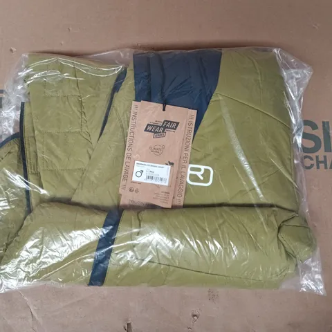 BAGGED ORTOVOX SWISSWOOL PIZ SEGNAS JACKET IN SWEET ALISON SIZE LARGE