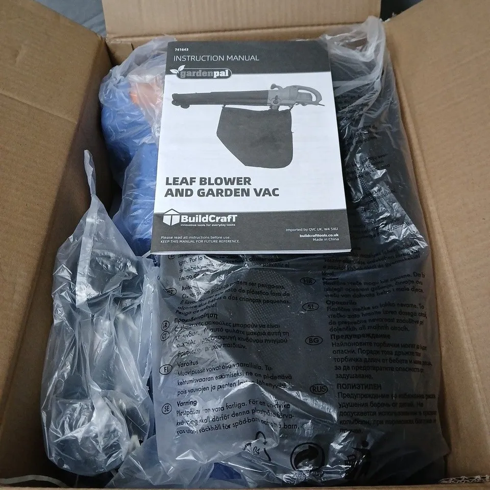 BUILDCRAFT 3000W 3-IN-1 LEAF BLOWER VAC AND SHREDDER