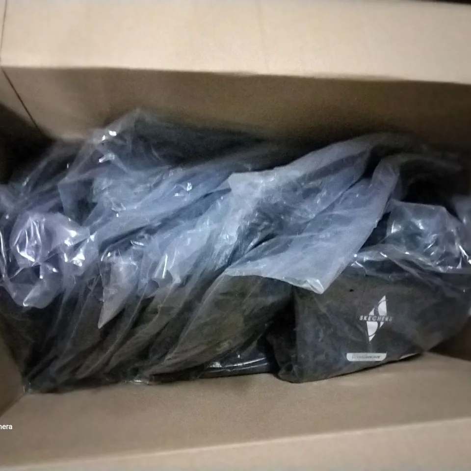 BOX OF APPROXIMATELY 14 BRAND NEW SKECHERS MIDNIGHT LEOPARD REVERSIBLE JACKETS VARIOUS SIZES