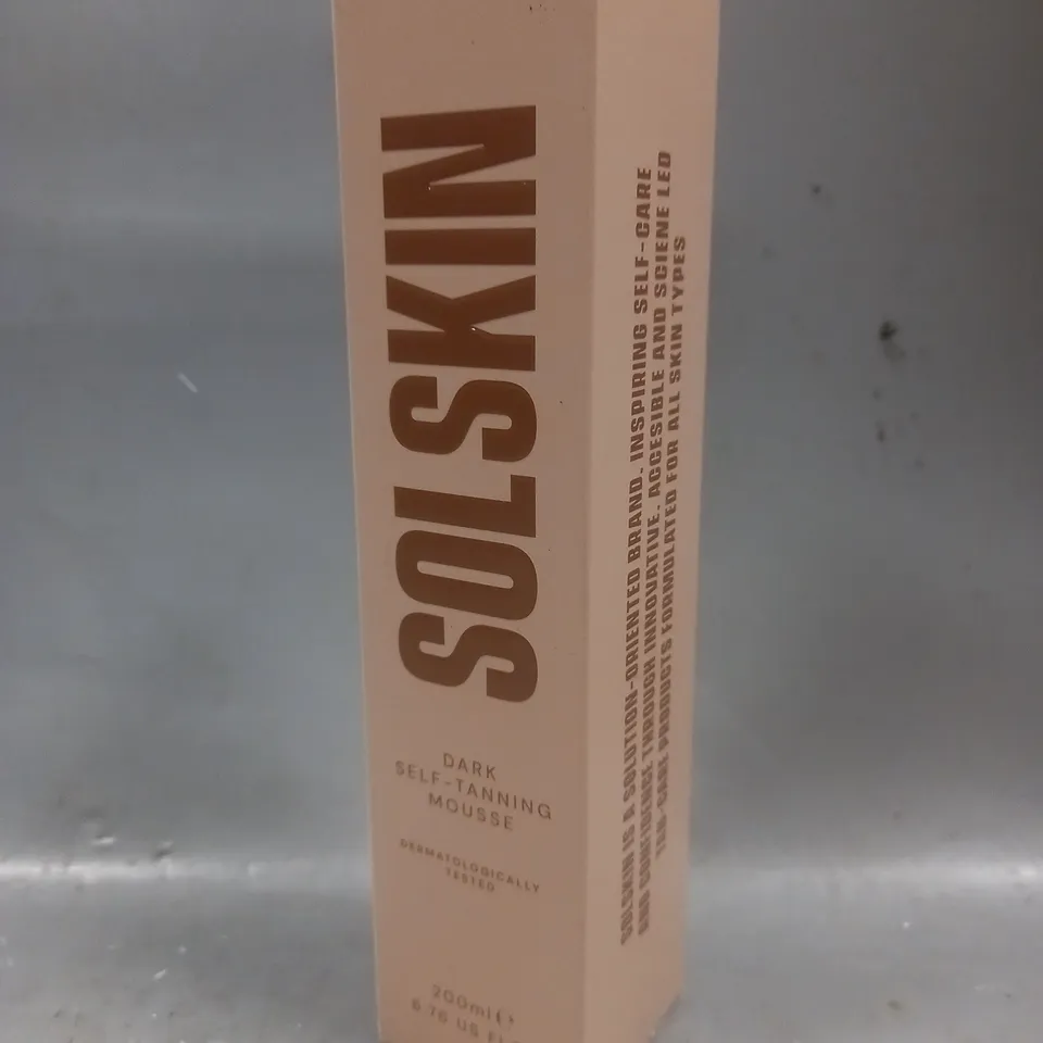 SEALED SOLSKIN DARK SELF-TANNING MOUSSE 200ML 