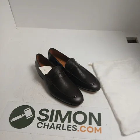HACKETT LONDON REGAL SADDLE LOAFERS – DARK BROWN, HMS200092, UK 9 (EU 43)