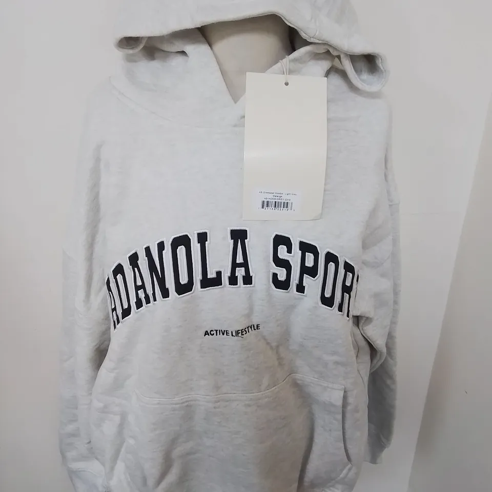 ADANOLA OVERSIZED HOODIE IN GREY - M