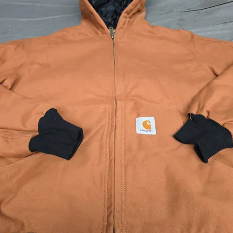 CARHARTT HEAVYWEIGHT ZIP JACKET - SIZE LARGE