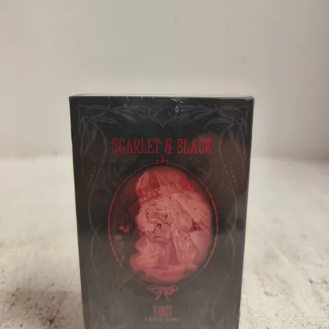 SCARLET & BLACK TAROT DECK – BOXED
