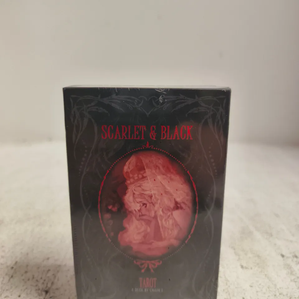 SCARLET & BLACK TAROT DECK – BOXED