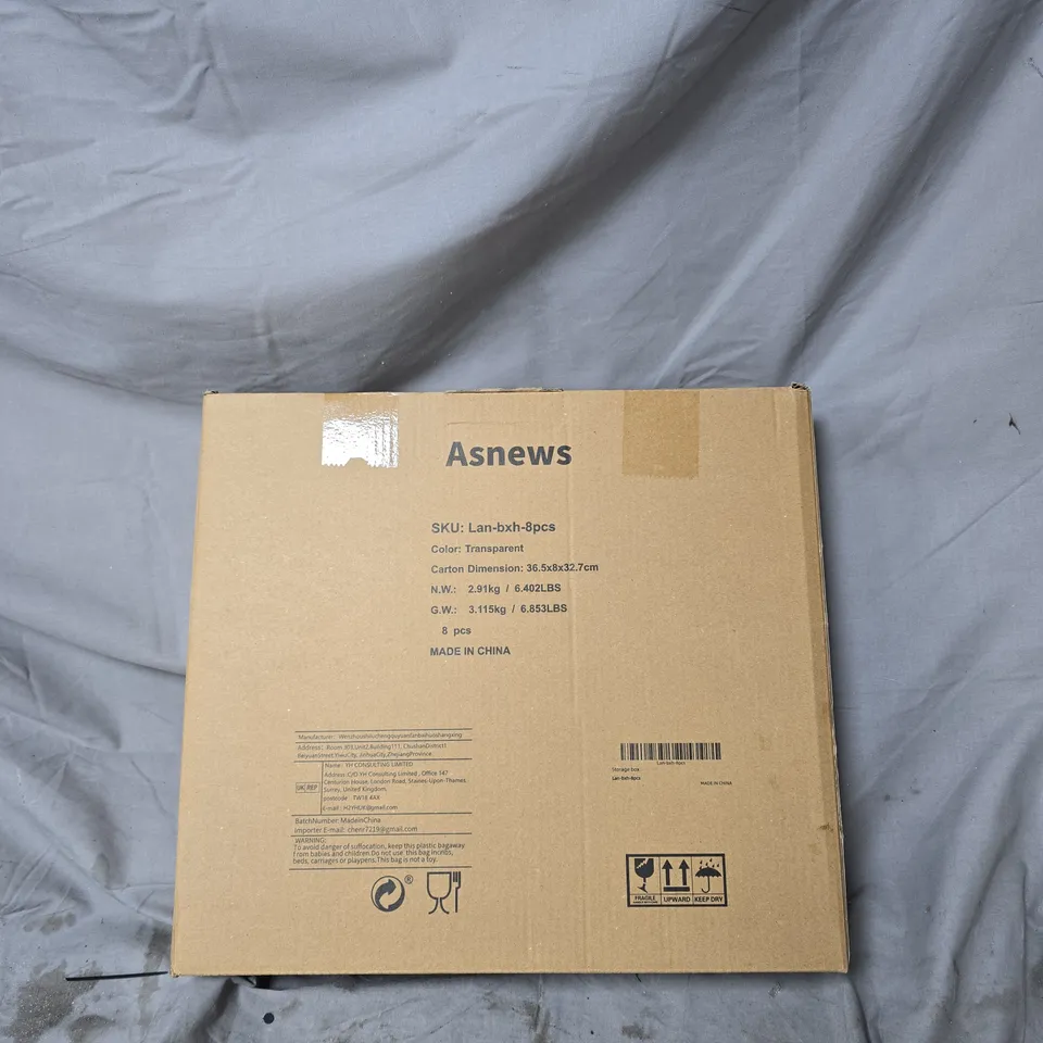 8 X ASSORTED KITCHEN STORAGE CONTAINERS BOXED