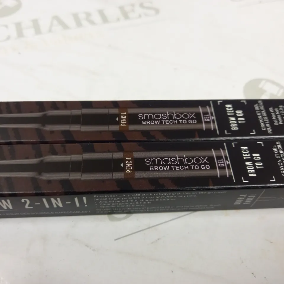 SMASHBOX BROW TECH TO GO, DARK BROWN X2