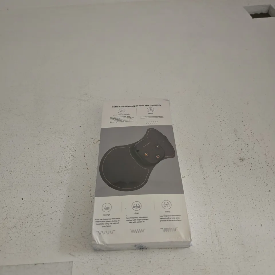 TENS COOL MASSAGER WITH LOW FREQUENCY PAIN RELIEF DEVICE SEALED