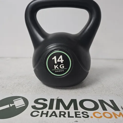 KETTLEBELL 14 KG – BLACK FITNESS WEIGHT