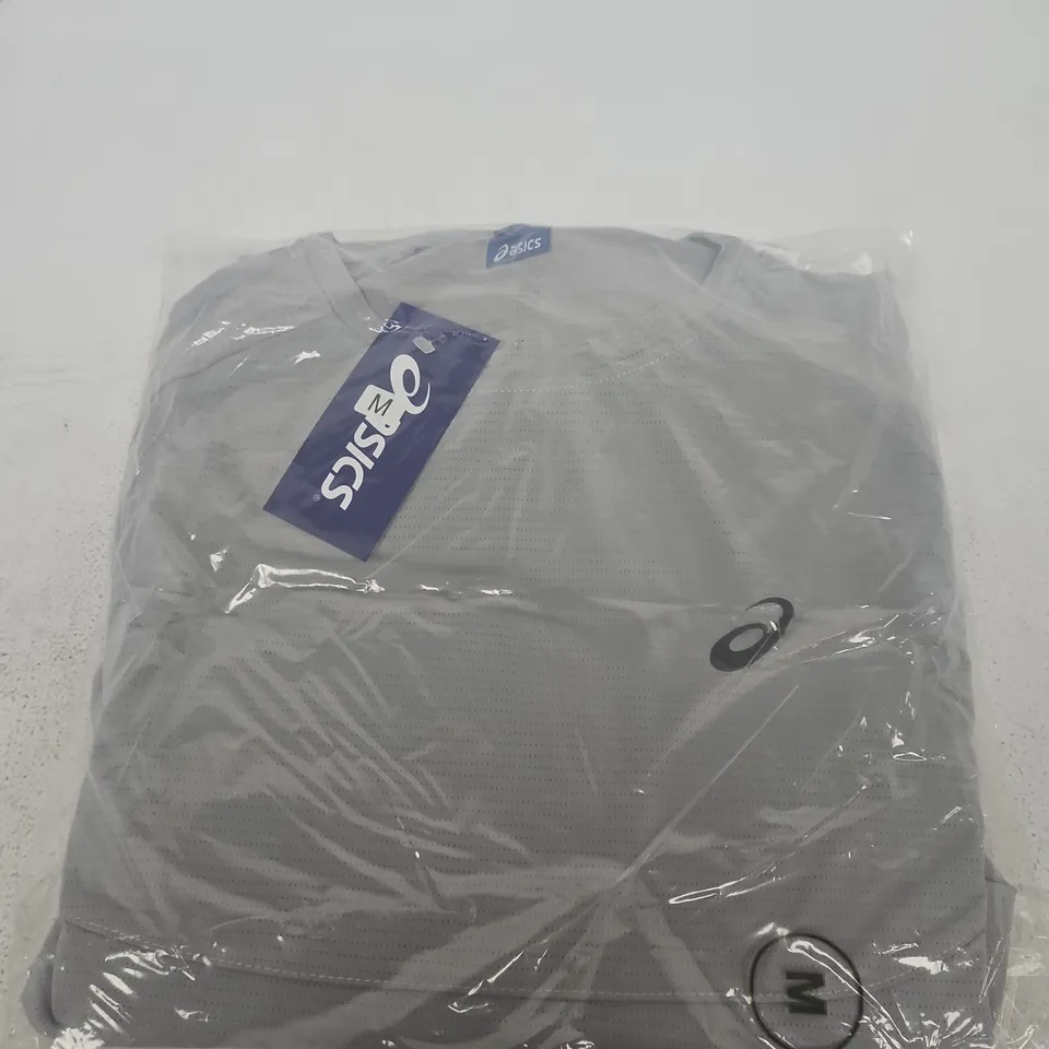 ASICS GREY TRAINING TOP – SIZE M