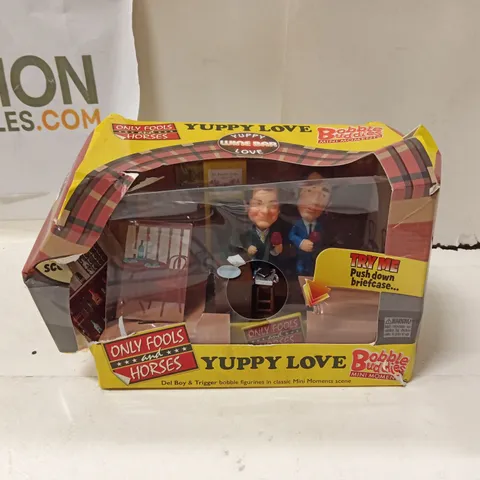 YUPPY LOVE BOBBLE BUDDIES β ONLY FOOLS AND HORSES (BOXED MINI MOMENTS)